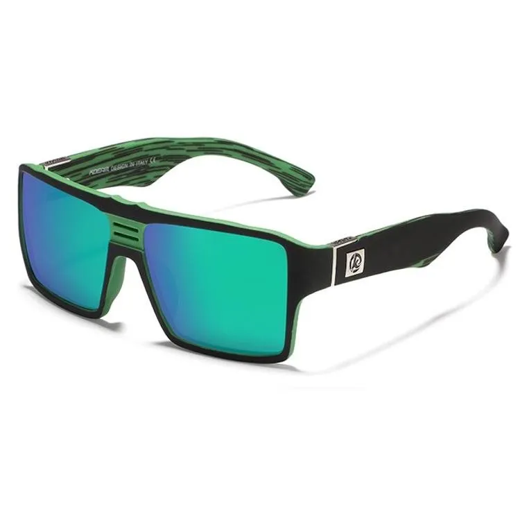 Slnečné okuliare KDEAM Williston 3 Black & Green / Green