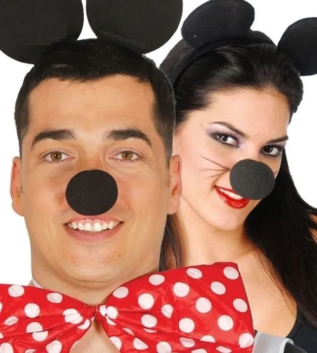 Doplnok ku kostýmu Čierny Penový Nos - Mickey Mouse - 5 cm