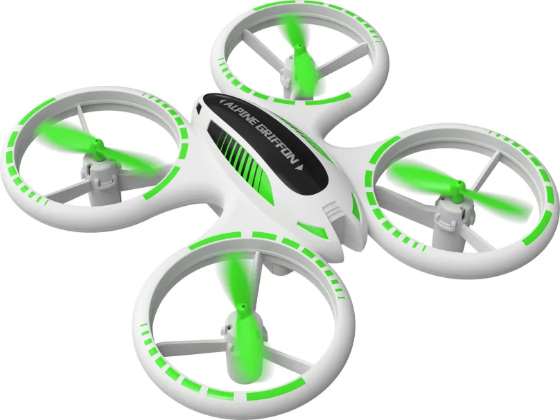 Dron QST Dron kvadrokoptéra QST1805 zelená, doba prevádzky 5 min, pevná konštrukcia, legis