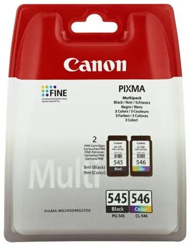Cartridge Canon PG-545 + CL-546 Multipack, pre tlačiarne Canon PIXMA iP2850, MG2450, MG255