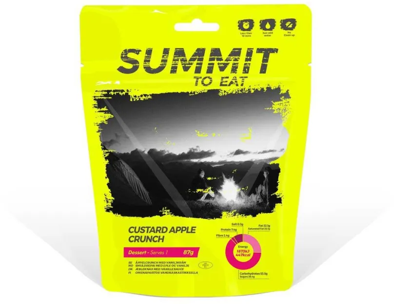 MRE Summit To Eat - Puding s jablkovou posýpkou (Crumble)