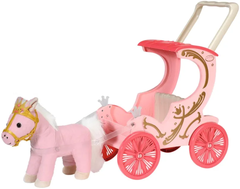 Doplnok pre bábiky Baby Annabell Little Sweet Kočiar s poníkom