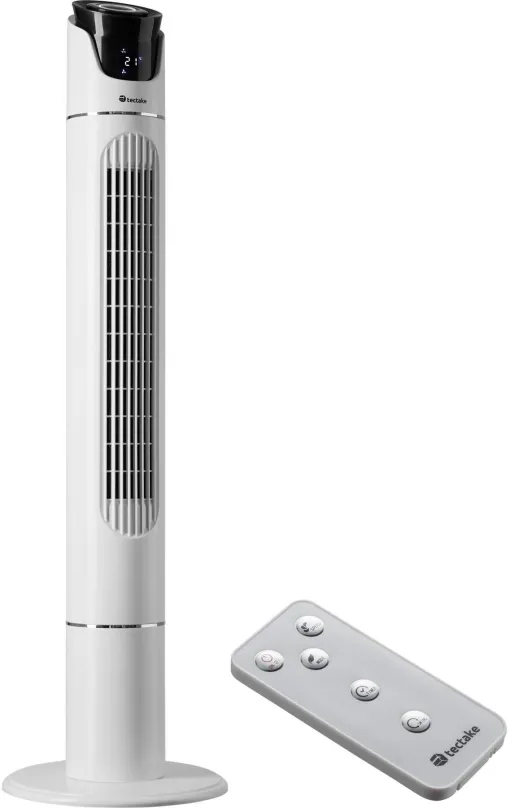 Ventilátor Stĺpový ventilátor 110 cm, biela