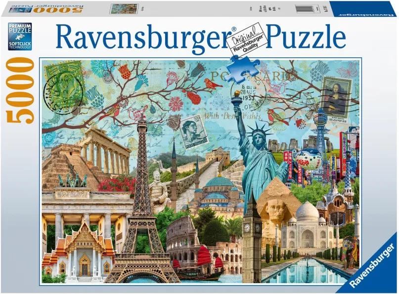 Puzzle Ravensburger 171187 Koláž veľkomesta 5000 dielikov