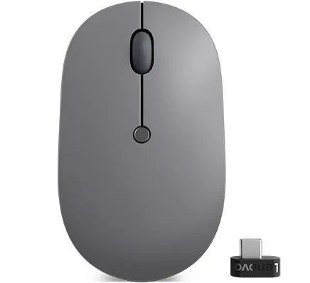 Myš Lenovo Go USB-C Wireless Mouse (Storm Grey), bezdrôtová, optická, symetrická, pripojen