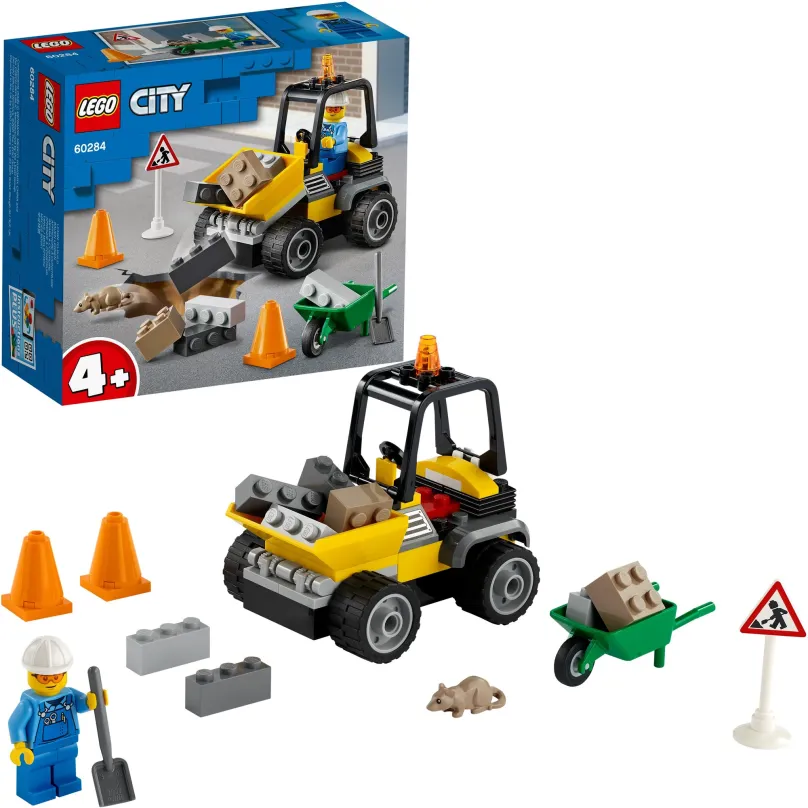LEGO stavebnica LEGO® City 60284 Nákladiak cestárov