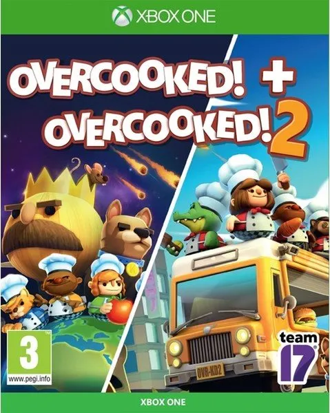 Hra na konzole Overcooked! + Overcooked! 2 - Double Pack - Xbox One