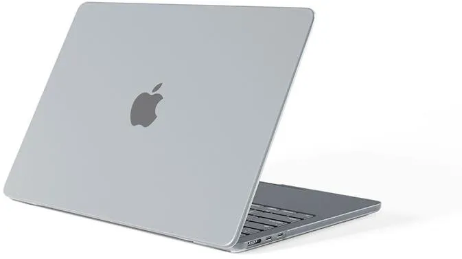 Púzdro na notebook Epico Shell kryt pre MacBook Air M2 15" - lesklý transparentný