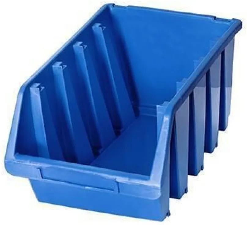 Box na náradie Patrol Plastový box Ergobox 4, 15,5 x 34 x 20,4 cm, modrý