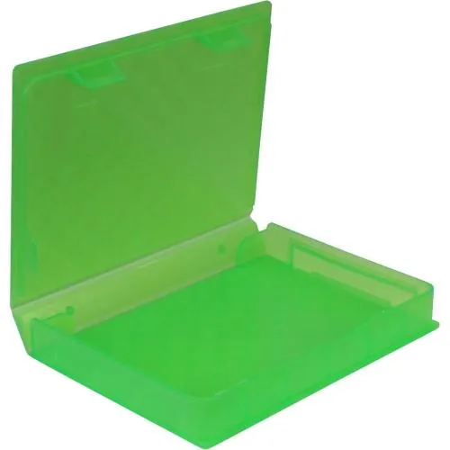INTER-TECH ochranný plastový box pre 1x 2.5" HDD, zelený