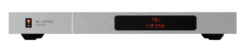 JBL MP350 - Sieťový prehrávač, DSD, MQA, Gapless - strieborný + drevené bočnice