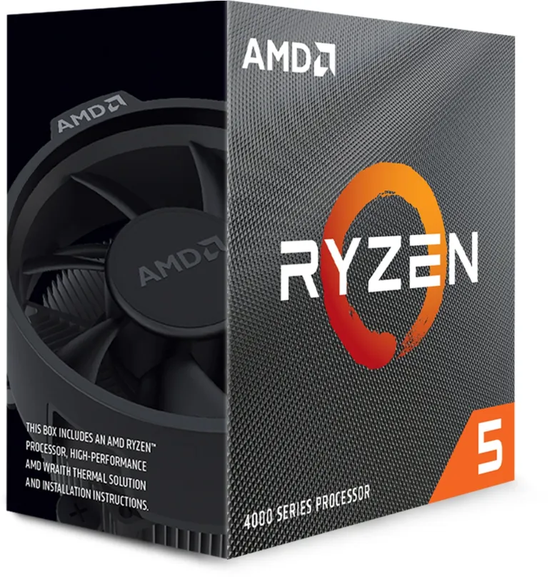 Procesor AMD Ryzen 5 4500, 6 jadrový, 12 vlákien, 3,6 GHz (TDP 65W), Boost 4,1 GHz, 8MB L3