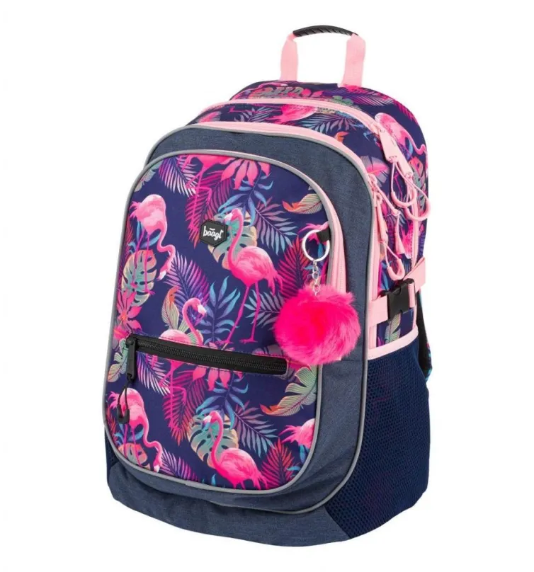 Školský batoh BAAGL Školský batoh Flamingo