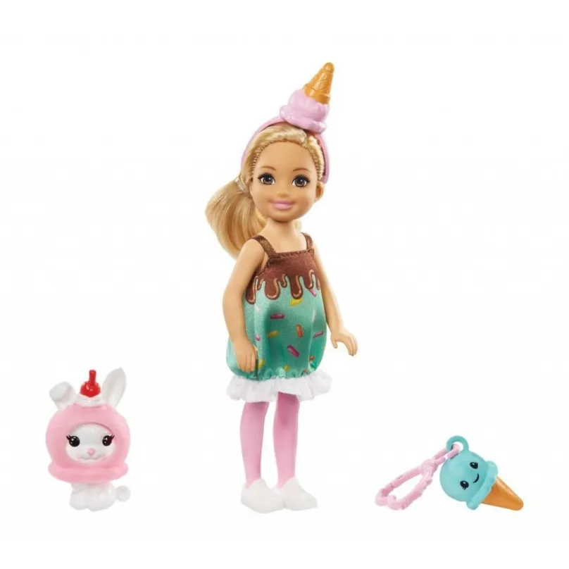 Barbie Chelsea v kostýme Zmrzlina, Mattel GHV72