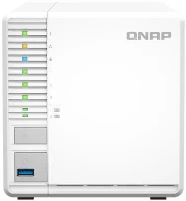 NAS QNAP TS-364-8G, 3x, CPU Intel Celeron 2,9 GHz, 8 GB DDR4 (max. 8 GB), 3 x USB 3.2 Gen