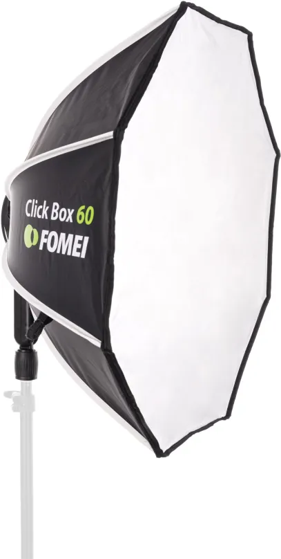 Softbox FOMEI Click Box 60, rýchloskladací octabox, priemer 60 cm, adaptér pre speedlite b