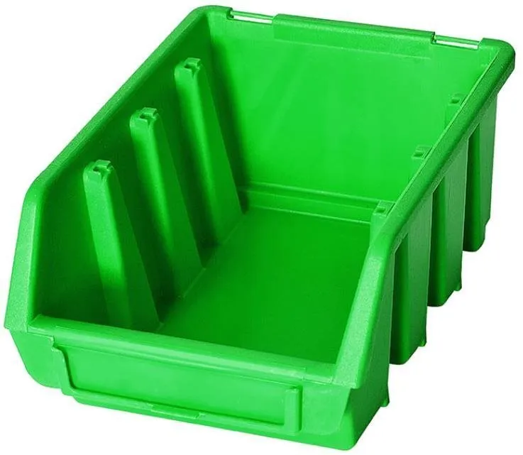 Box na náradie Patrol Plastový box Ergobox 2 7,5 x 16,1 x 11,6 cm, zelený