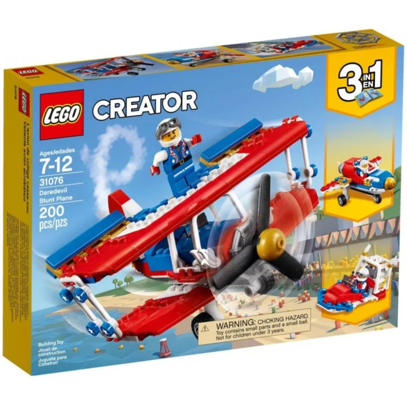LEGO® CREATOR 31076 Odvážne kaskadérske lietadlo