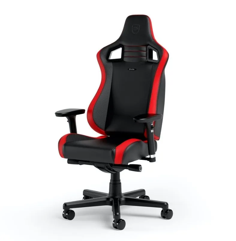 Herná stolička Noblechairs EPIC Compact, čierna/carbon/červená