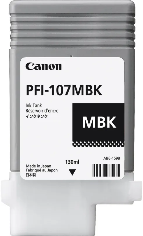 Cartridge Canon PFI-107MBK matná čierna