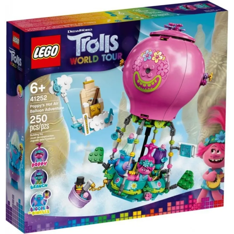 LEGO stavebnice LEGO Trolls 41252 Trollovia a let balónom