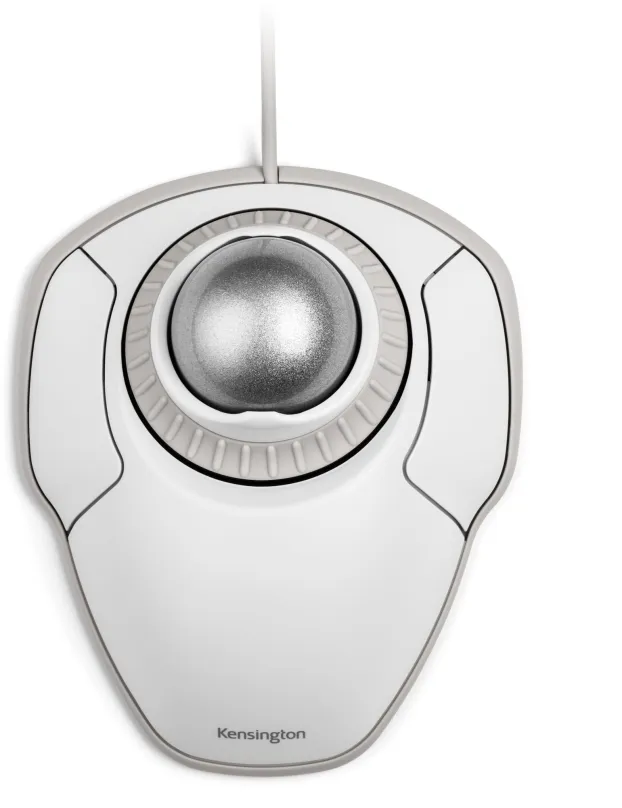 Trackball Kensington Orbit Trackball with Scroll Ring, drôtový, ergonomický, s optickým sa