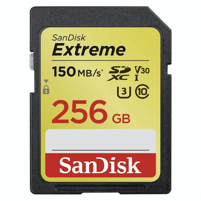 Pamäťová karta SanDisk SDXC 256GB Extreme