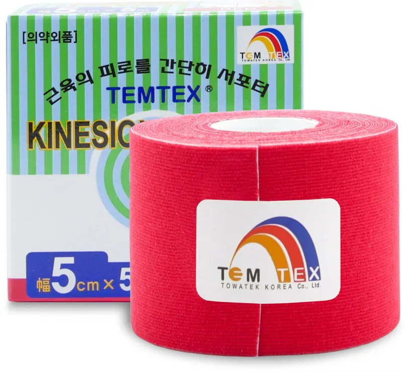 Tejp TEMTEX tape Classic červený 5 cm