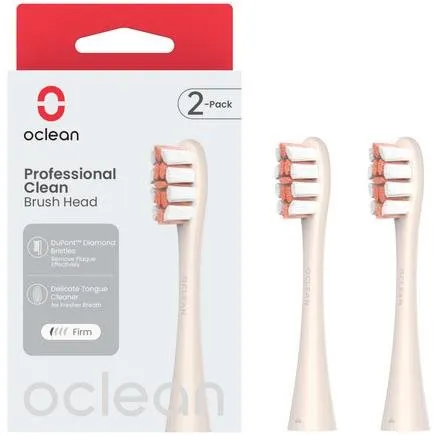 Náhradná hlavica k zubnej kefke Oclean Professional Clean P1C8-X Pro Digital 2 ks zlaté