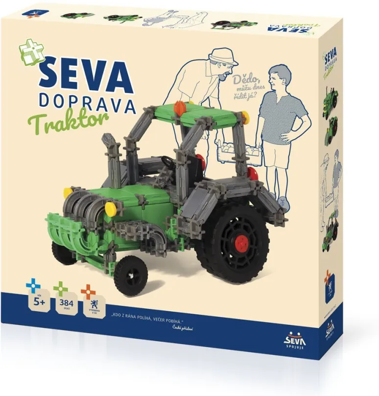 Stavebnica SEVA DOPRAVA – Traktor