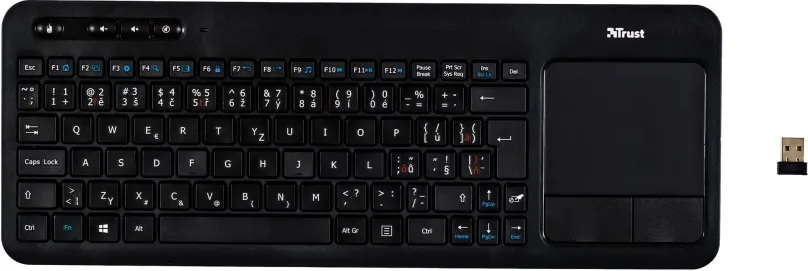 Klávesnica Trust Veza Wireless Touchpad Keyboard - SK/SK
