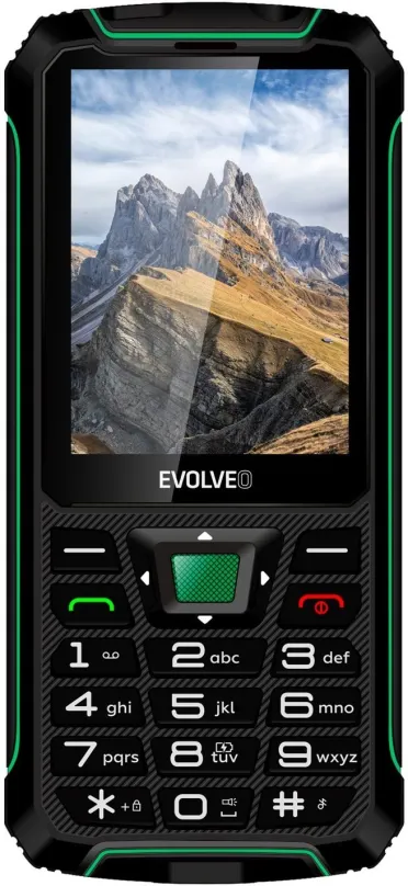 Mobilný telefón EVOLVEO StrongPhone W4 zelený