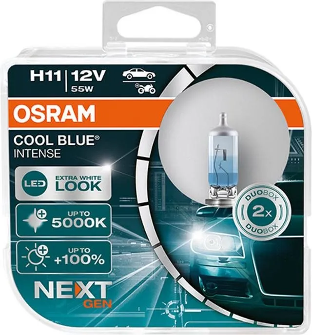 Autožiarovka OSRAM H11 Cool Blue Intense Next Generation, 12V, 55W, PG19-2, Duobox