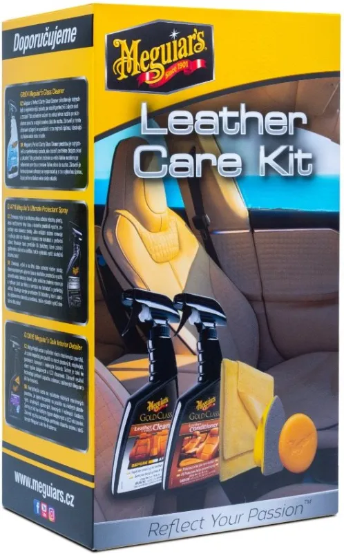 Súprava autokozmetiky Meguiar's Heavy Duty Leather Care Kit