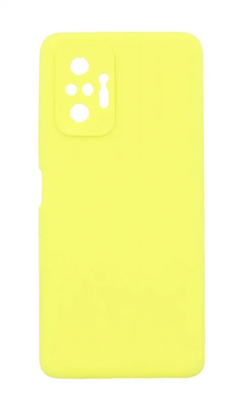 Puzdro na mobil TopQ Kryt Essential Xiaomi Redmi Note 10 Pre žltý 92695