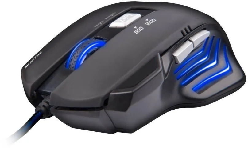 Herná myš C-TECH GM-01 Akanthou (modré podsvietenie)