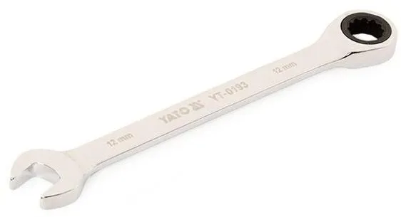 Kľúč YATO Kľúč očkoplochý račňový 12 mm