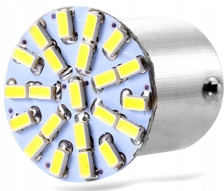 LED autožiarovka Rabel BA15S 22 smd 3014 P21W 1156 biela