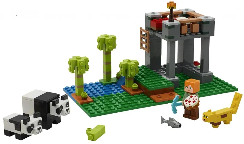 LEGO stavebnice LEGO Minecraft 21158 Panda škôlka