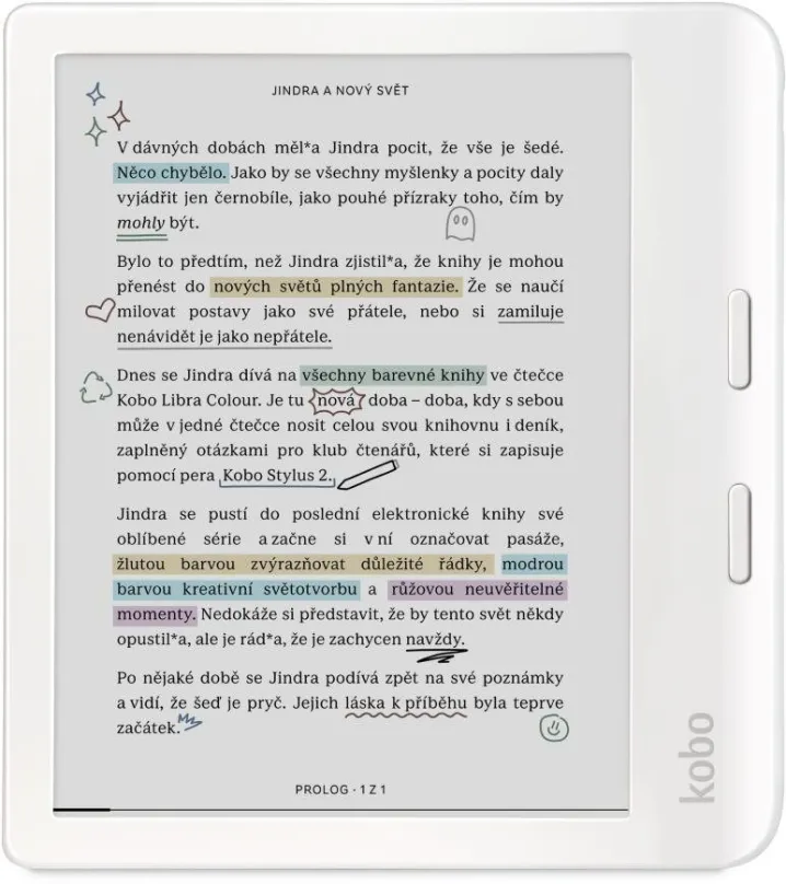 Elektronická čítačka kníh Kobo Libra Colour White