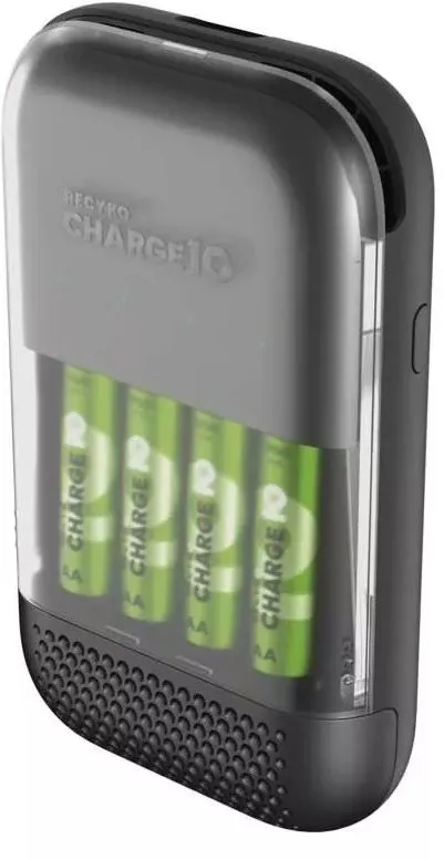 Nabíjačka batérií GP Ultra-rýchla nabíjačka batérií GP Charge 10 S491 + 4x AA