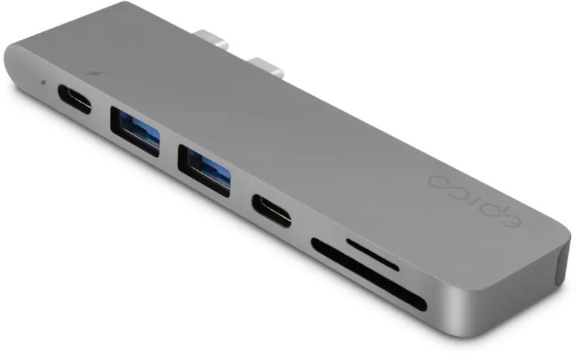 Replikátor portov Epico Hub Pro s rozhraním USB-C pre notebooky a tablety - vesmírne šedý