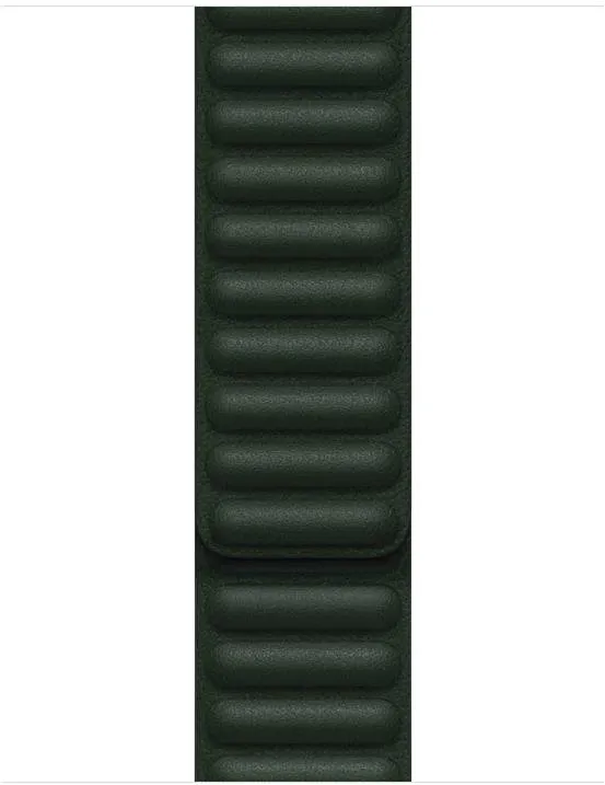 Remienok Apple Watch 41mm Sekvojovo zelený kožený ťah – M/L