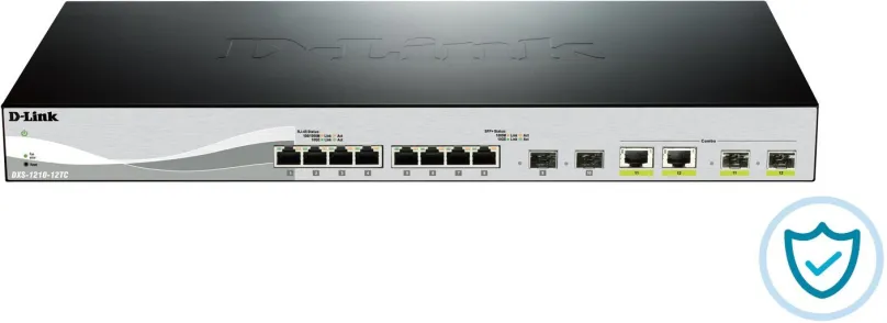 Switch D-Link DXS-1210-12TC, 2x dual personality, L2, QoS (Quality of Service), spravovate