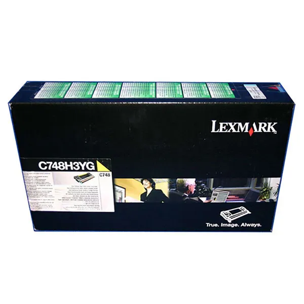 Lexmark originálny toner X748H3YG, yellow, 10000str., vysoký výkon, Lexmark X748DE, X748DTE, O