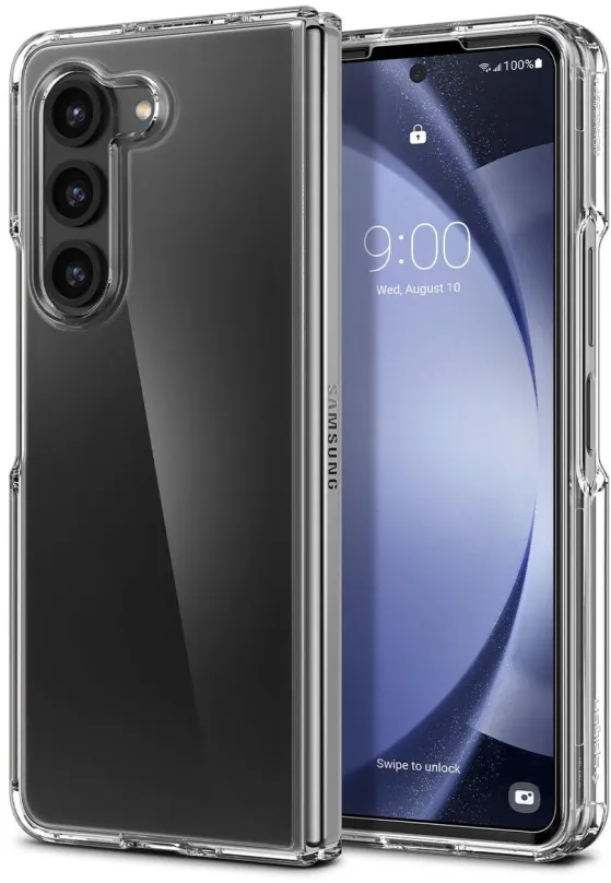 Kryt na mobil Spigen Ultra Hybrid Crystal Clear Samsung Galaxy Z Fold5, pre Samsung Galaxy