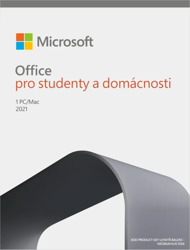 Kancelársky softvér Microsoft Office 2021 pre domácnosti a študentov (elektronická licencia)