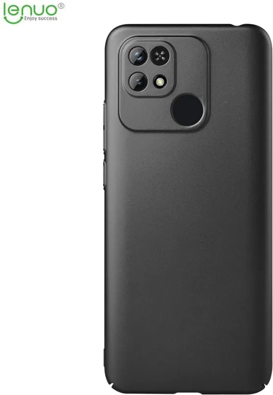 Kryt na mobil Lenuo Leshield obal pre Xiaomi Redmi 10C, čierna