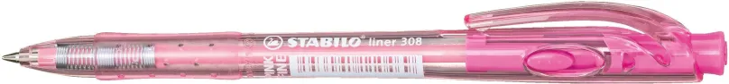 Guľôčkové pero STABILO liner ružové, 1 ks