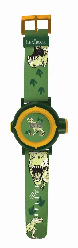 Detské hodinky Lexibook Digitálne premietacie hodinky s Dinosaurom s 20 obrázkami na premietanie